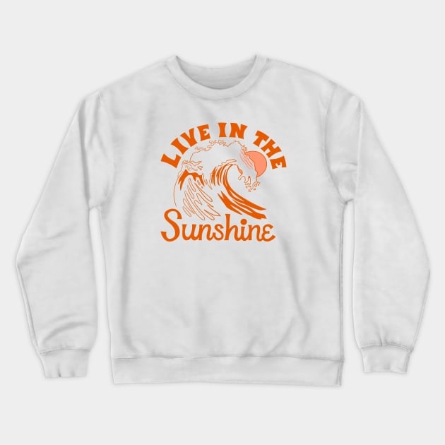 Wave - Lettering 1 Crewneck Sweatshirt by KelleyDillon